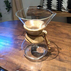 Chemex 8 cup Pour over Glass coffee Maker or Chic Vase